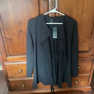 Black long sleeve cardigan